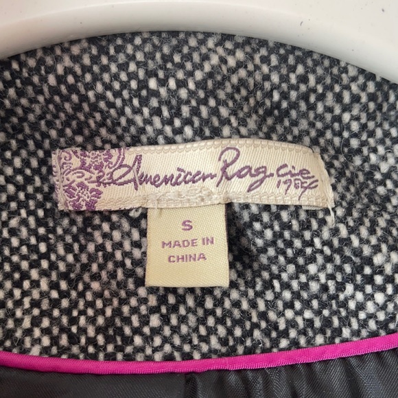 American Rag Wool Blend Tweed Pia Coat S - Picture 10 of 17